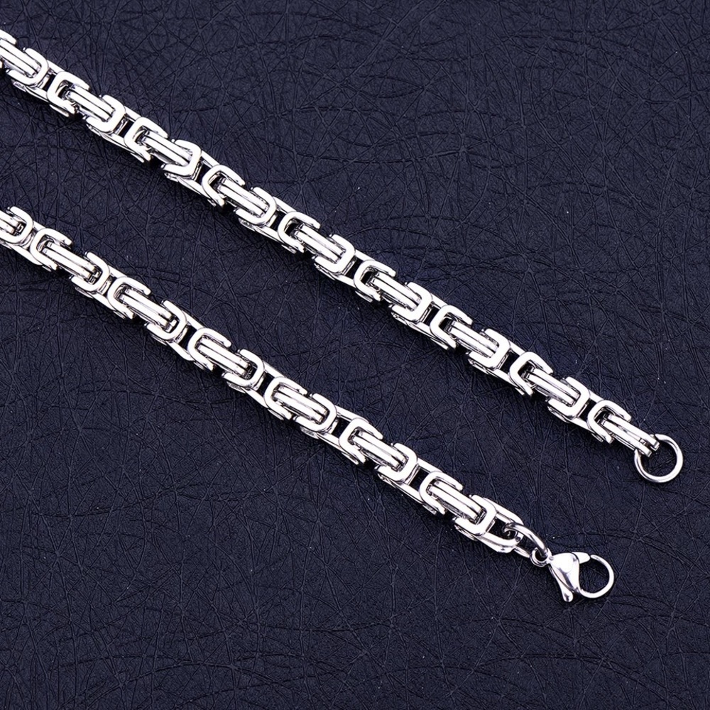 Stainless Steel Hip Hop Jewelry Set - Picture 5 of 6